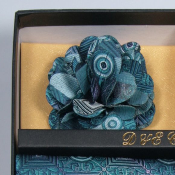 6 Piece Turquoise Lavender Necktie & Bow Tie Set - Picture 3 of 6